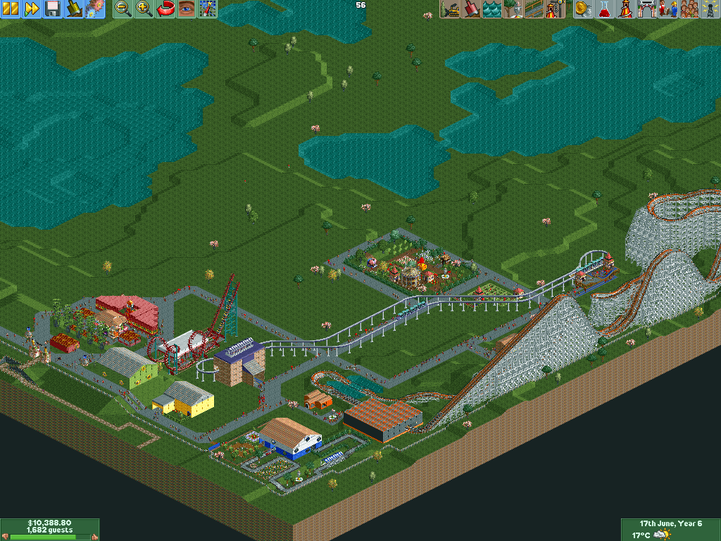 The park, for now. 