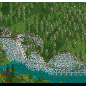 wooden coaster themed 1