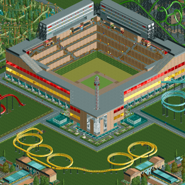 Stadium + Coaster View