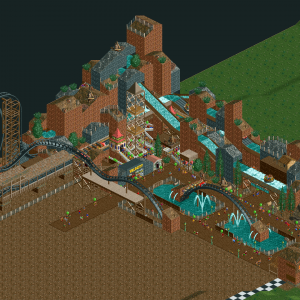 The beginning. Launch Tower. Rapids. And a Gerstlaurer Infinity Coaster (or so I'm calling it that).