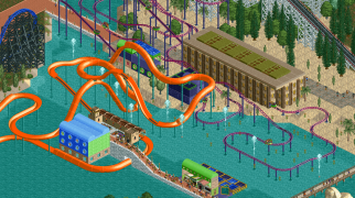 Orange Slide and Purple Mouse